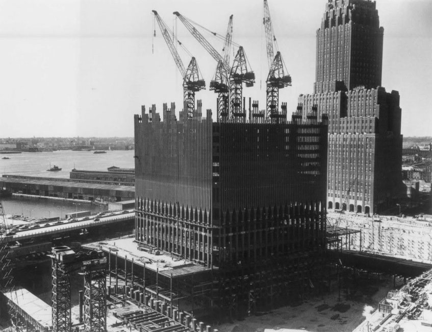 Construcción del World Trade Center